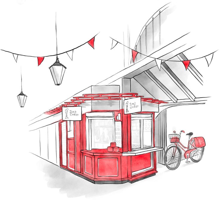 Shop illustration left